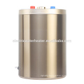 Hot Mini Kitchen Enamel Water Heaters with Modern satin treatment metal shell